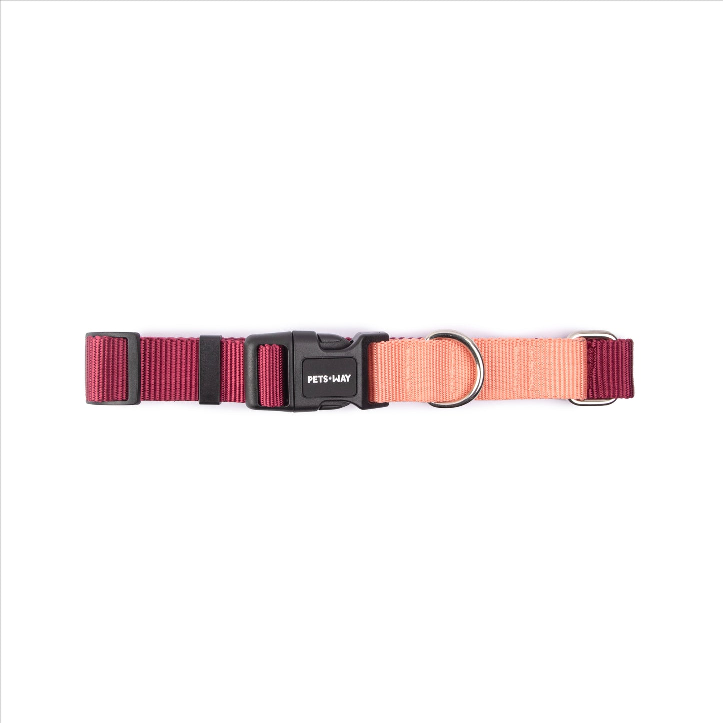 Petsway Wine Dual Color Dog Collar