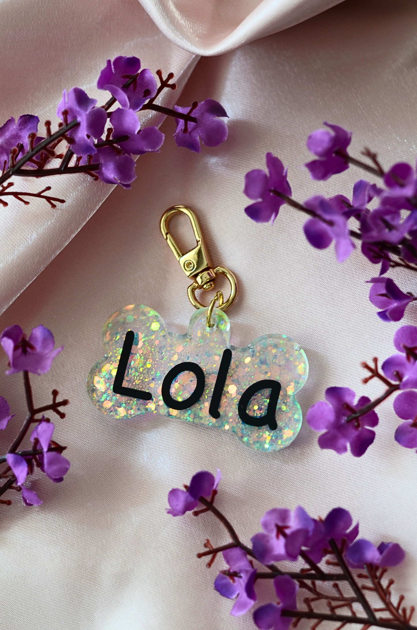 Blue Aurora Pet ID Tag