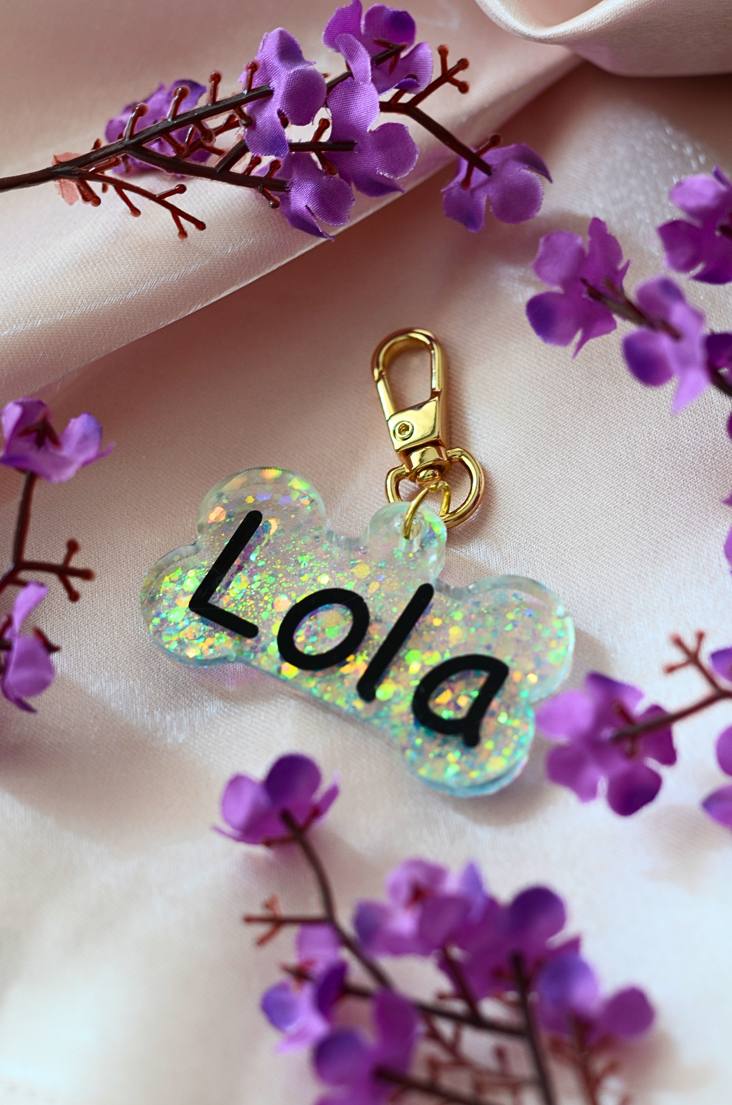 Blue Aurora Pet ID Tag