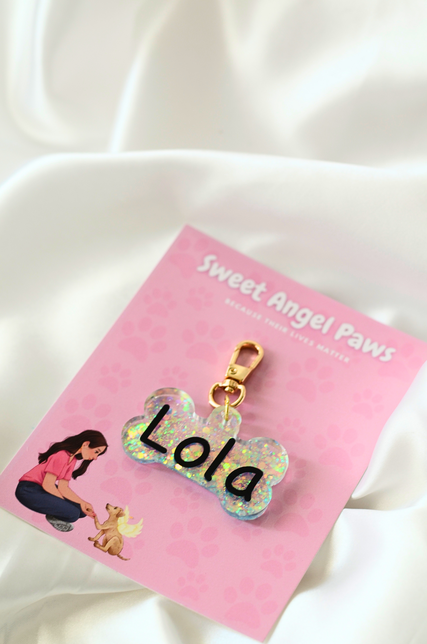Blue Aurora Pet ID Tag