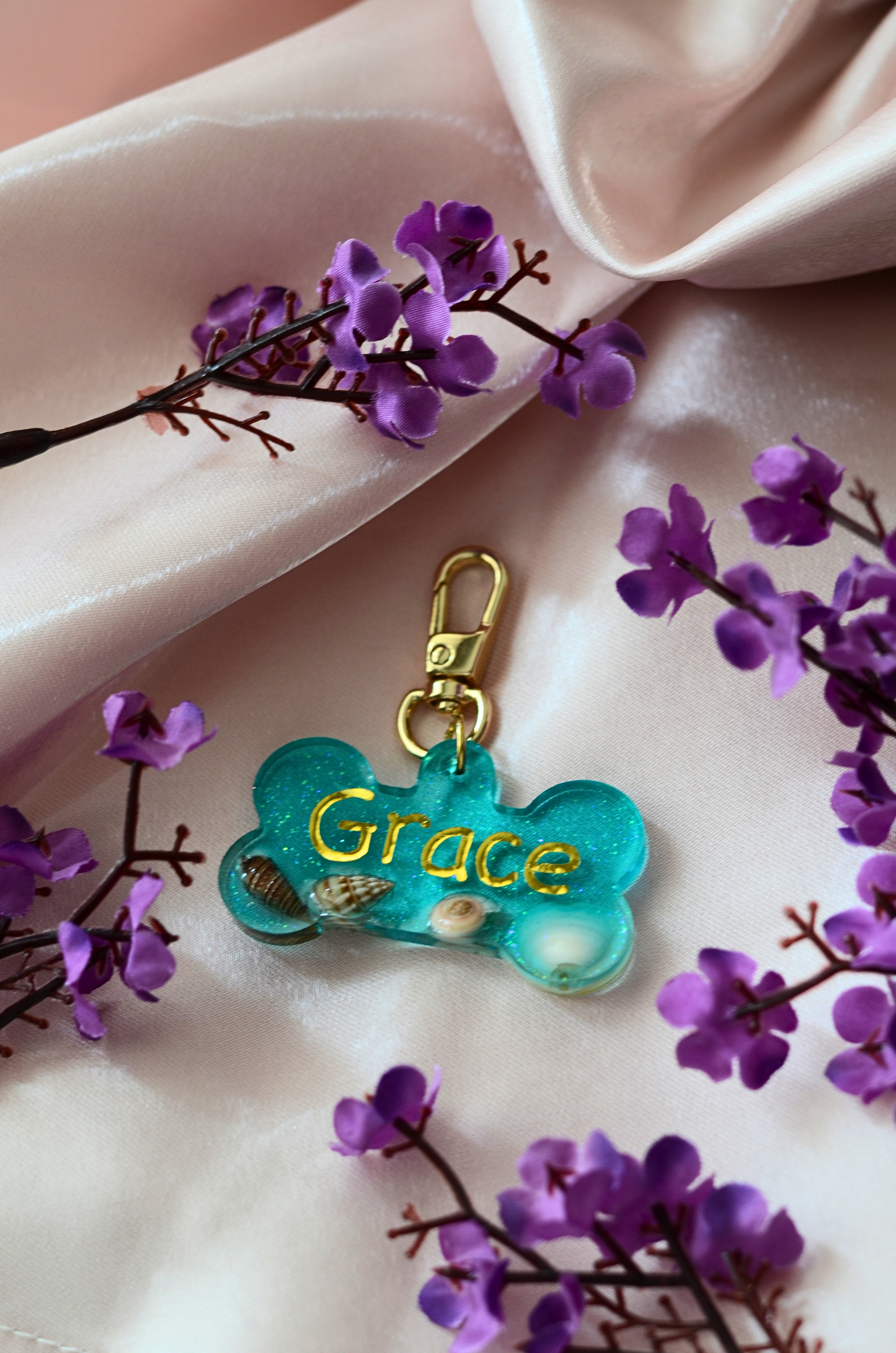 Mystic Ocean Pet ID Tag