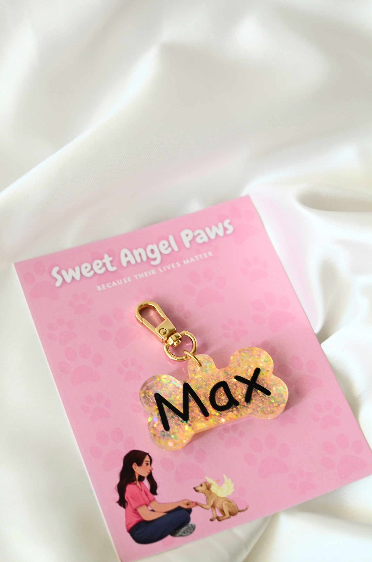 Pumpkin Paw Pet ID Tag