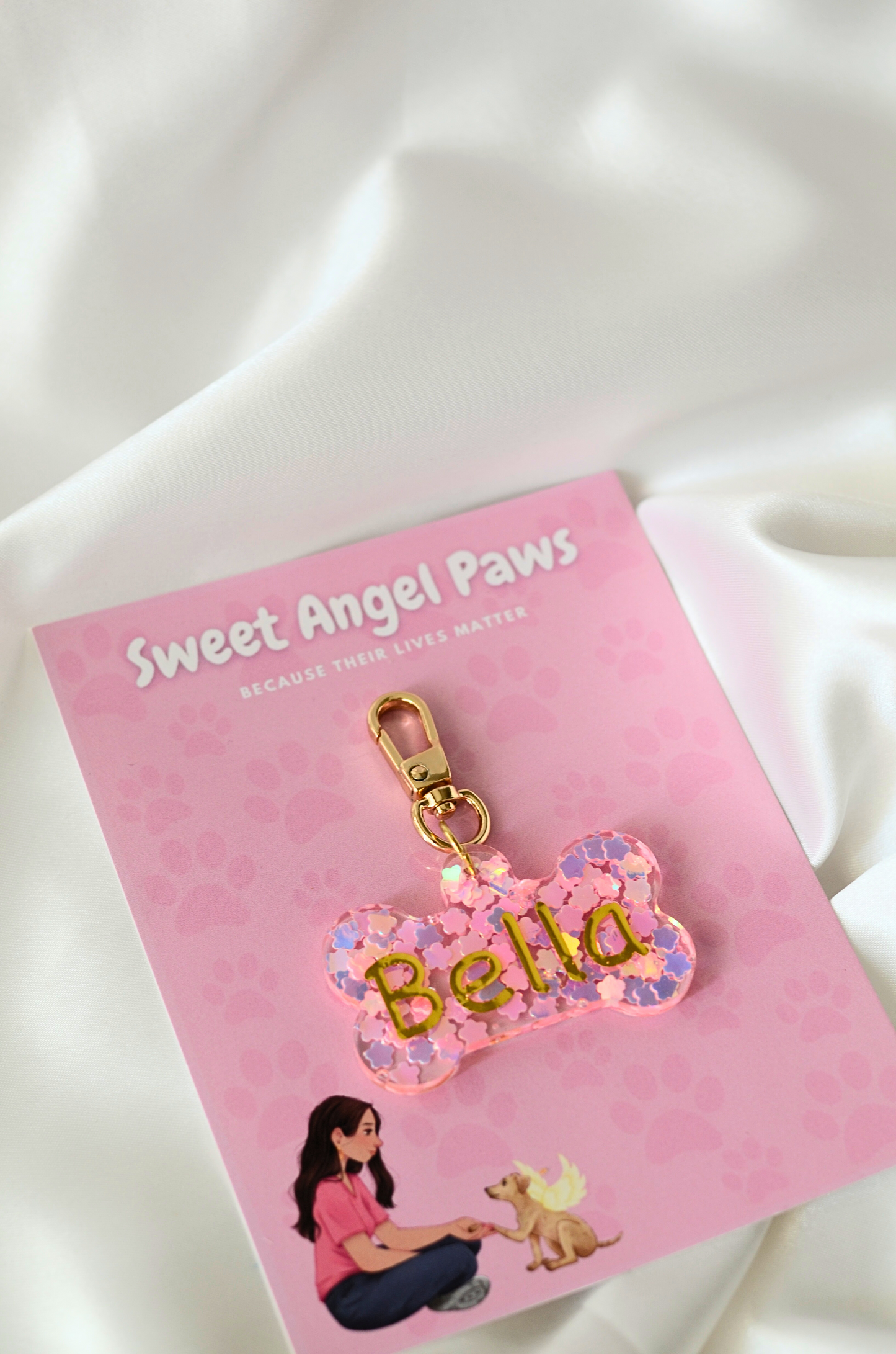 Blossom Pet ID Tag