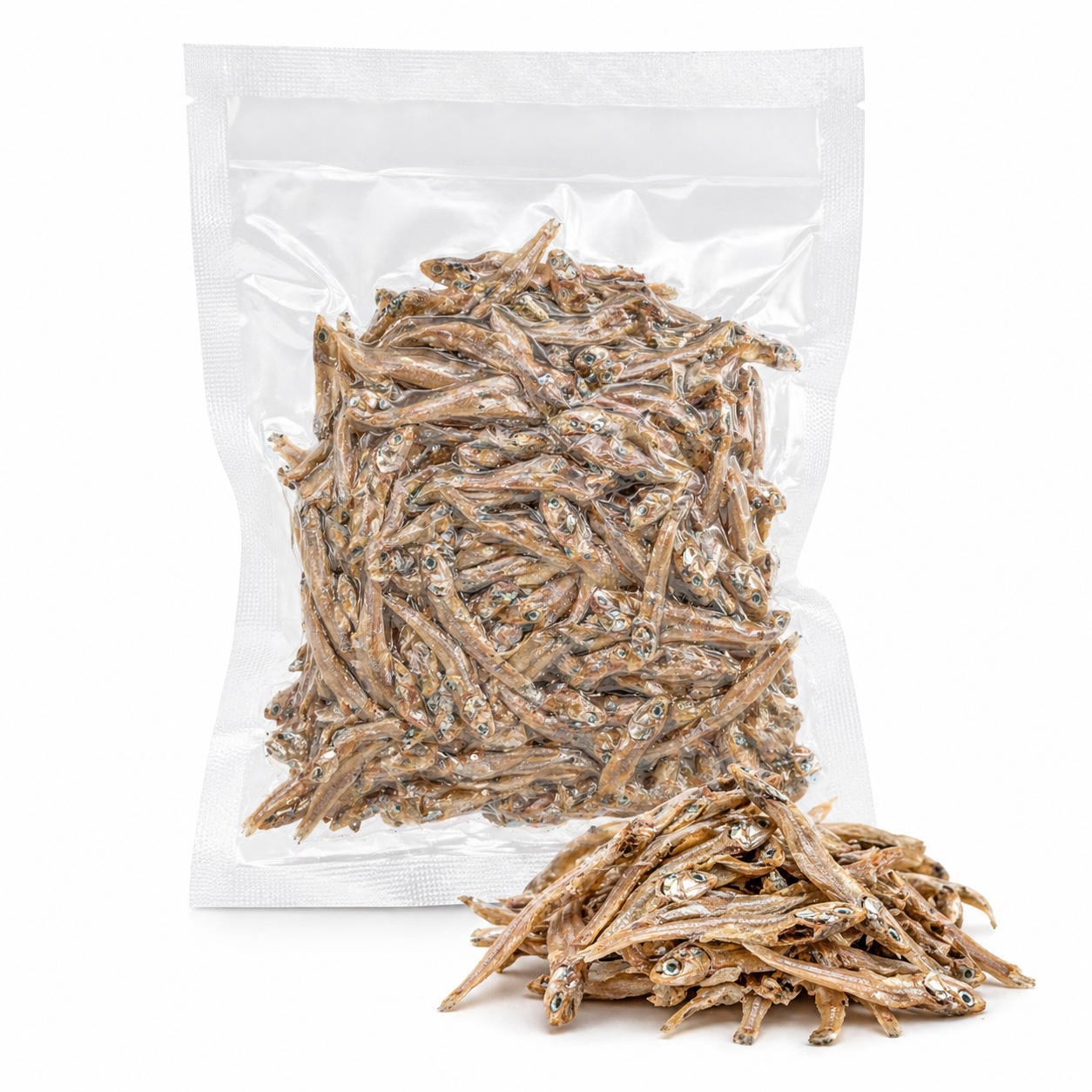 Dehydrated anchovies treat