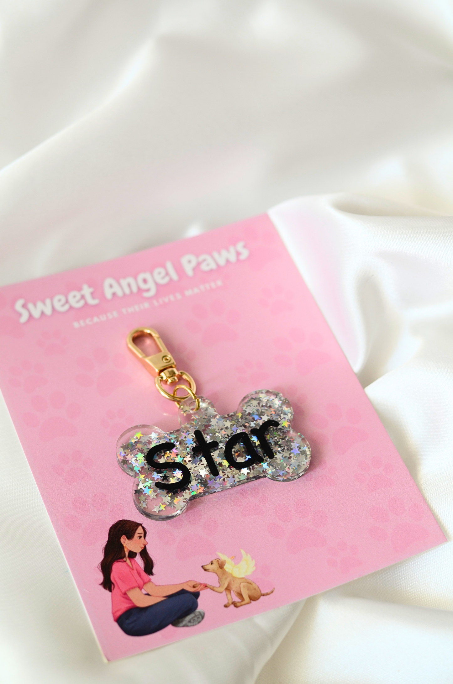 Twinkle Tails Pet ID Tag