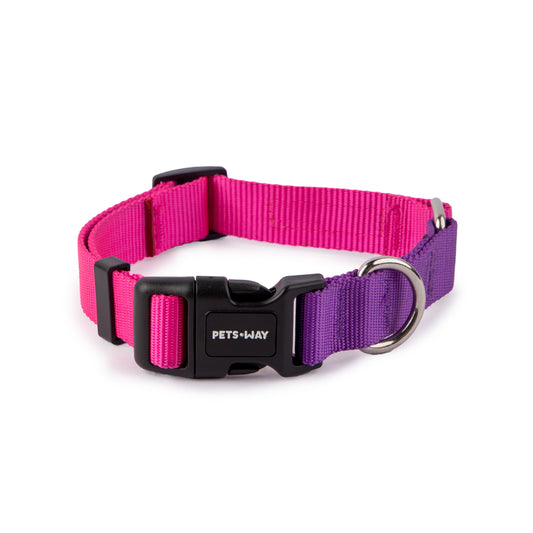Petsway Fuchsia Dual Color Collar
