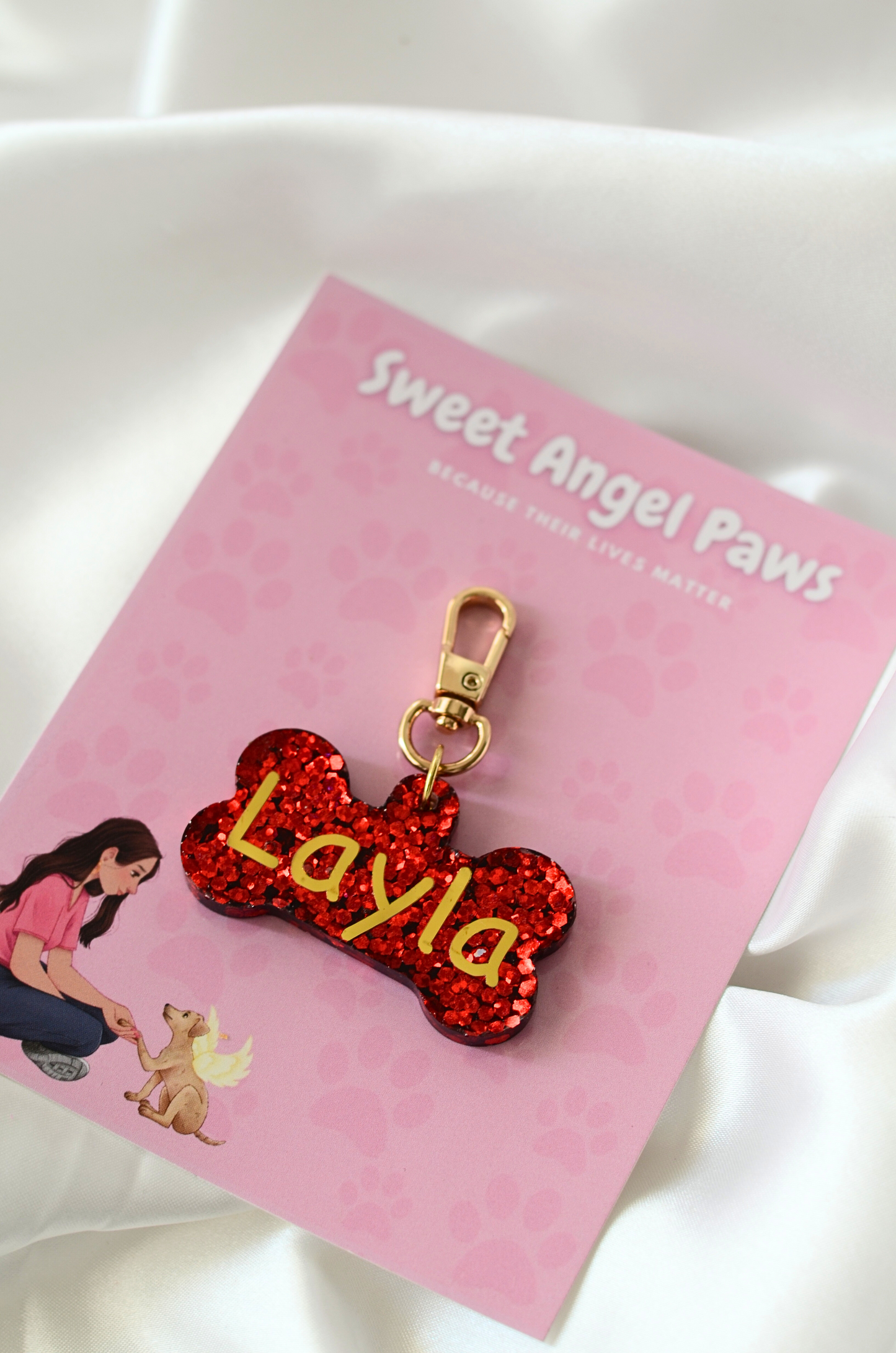 Scarlet Pet ID Tag