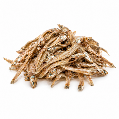 Dehydrated anchovies treat